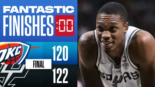 Final 2:19 WILD LAST SECOND ENDING Spurs vs Thunder 🍿