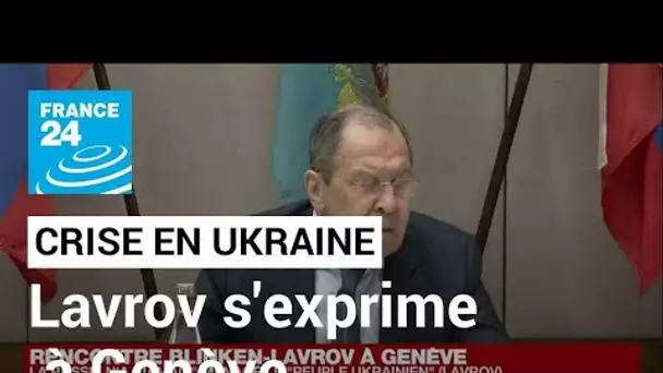 Lavrov affirme que la Russie n'a "jamais" menacé le "peuple ukrainien" • FRANCE 24