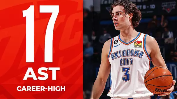 Josh Giddey Dishes A Career-High 17 Assists 👀 | March 7, 2023