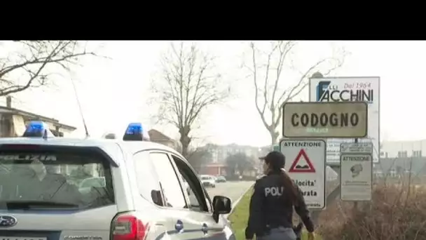 Covid-19 : à Codogno en Italie , le confinement a commencé