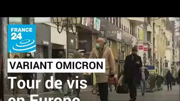 Variant Omicron : tour de vis en Europe avant les fêtes de Noël • FRANCE 24