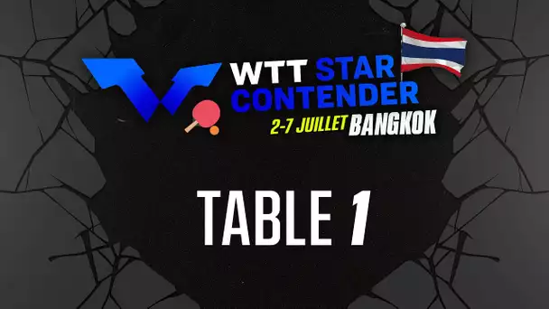 WTT STAR CONTENDER BANGKOK 06/07 TABLE 1 SESSION 2