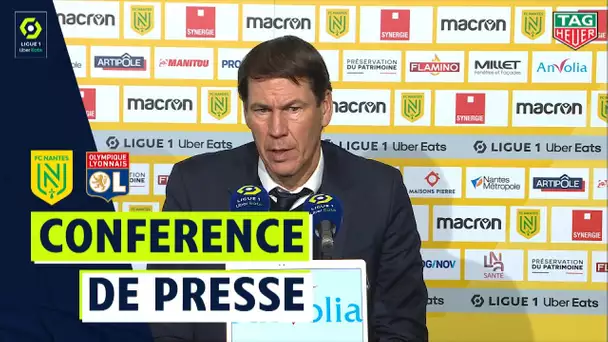 Conférence de presse FC NANTES - OLYMPIQUE LYONNAIS (1-2)  / 2020/2021