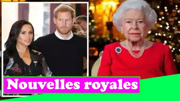 La reine fait un petit clin d'œil à Meghan et au prince Harry dans le discours de Noël malgré le cam
