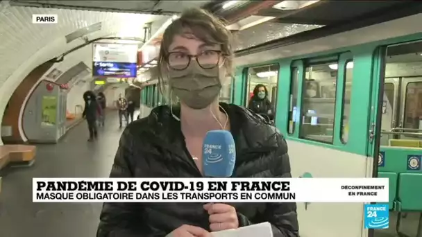 Déconfinement en France : une journée qui a valeur de test dans les transports en commun franciliens