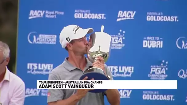 Adam Scott enfin vainqueur