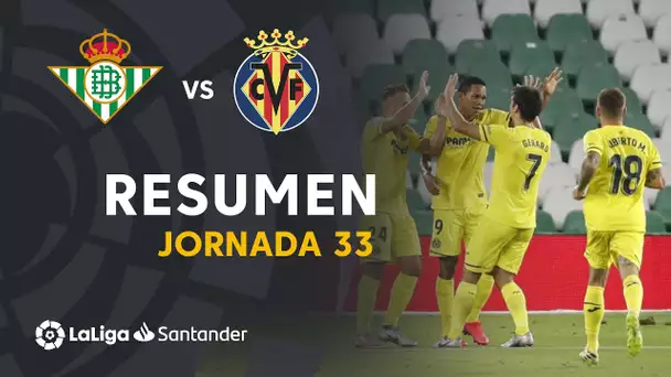 Resumen de Real Betis vs Villarreal CF (0-2)