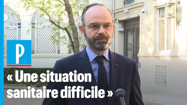 Edouard Philippe : «La vague épidémique, extrêmement élevée, déferle sur la France»