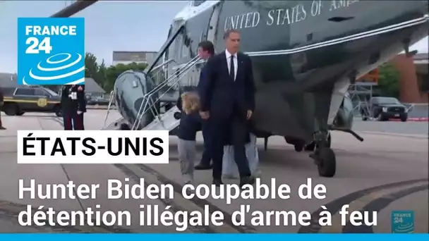 Hunter Biden, fils du président américain, coupable de détention illégale d'arme à feu