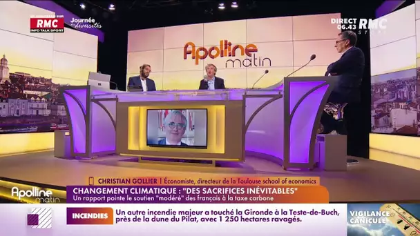 Ch. Gollier: "il faut le plus vite possible prendre le vélo, moins l'avion, plus télétravailler"