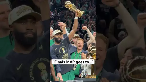 Jaylen Brown is your 2024 #NBAFinals MVP! 🏆🍀|#Shorts