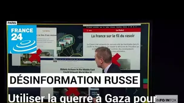 Des "bots" russes utilisent la guerre à Gaza pour désinformer sur l'Ukraine • FRANCE 24