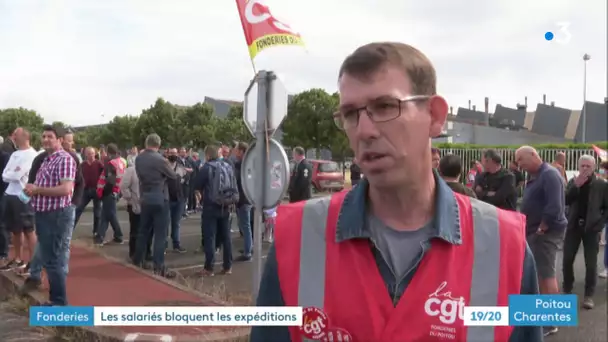 Ingrandes-sur-Vienne : mobilisation des salariés des Fonderies du Poitou