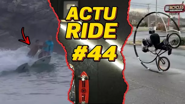 ACTU RIDE #44 : Bagarre en plein surf, Candide Thovex est de retour, Énorme chute en longboard !