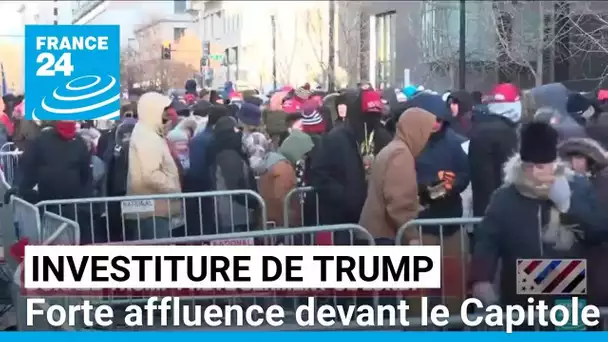 Investiture de Donald Trump : forte affluence devant le Capitole avant la cérémonie • FRANCE 24