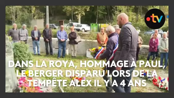 Dans la Roya, hommage à Paul, le berger disparu lors de la tempête Alex il y a 4 ans