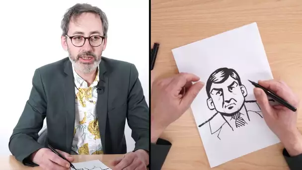 Comment dessiner Lino Ventura, la leçon de dessin de Stéphane Oiry