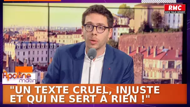 "Un texte cruel, injuste" : Hadrien Clouet, député LFI, s'indigne de la réforme du chômage