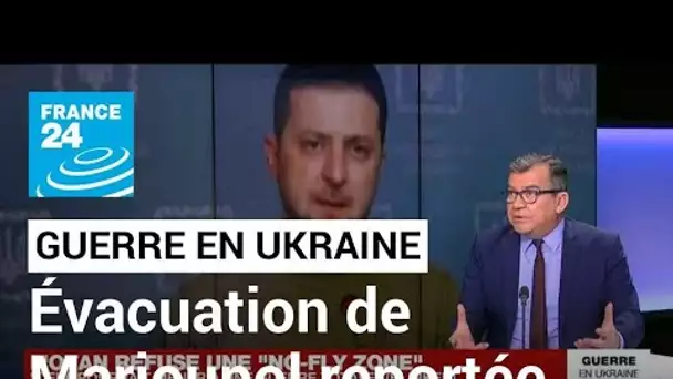 Guerre en Ukraine : l'évacuation de Marioupol "reportée" pour non-respect du cessez-le-feu