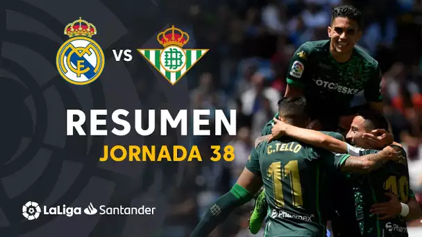 Resumen de Real Madrid vs Real Betis (0-2)