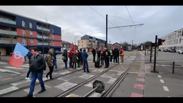 Valenciennes : blocage des dépôts de bus et de tram en opposition à la réforme des retraites