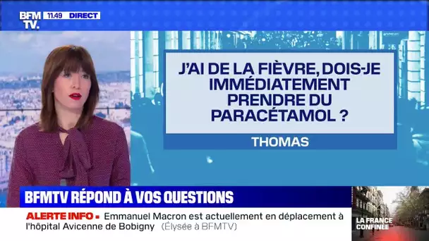 J'ai de la fièvre, dois-je immédiatement prendre du paracétamol? BFMTV répond à vos questions