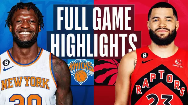 KNICKS at RAPTORS | FULL GAME HIGHLIGHTS | January 6, 2023