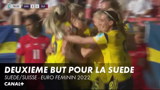 78ème - Deuxième but suédois signé Bennison - Euro Féminin 2022