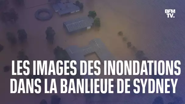 Les images de l'inondation dans la banlieue de Sydney, provoquant 32.000 évacuations