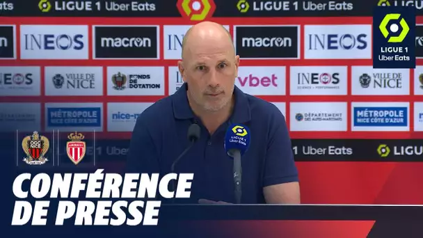 Conférence de presse OGC NICE - AS MONACO (0-1)  / 2022/2023