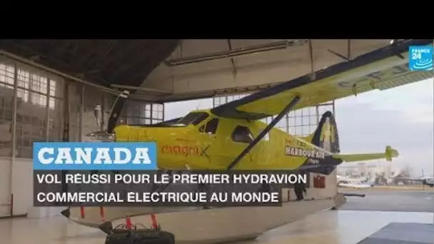 Canada : vol réussi pour le premier hydravion commercial électrique