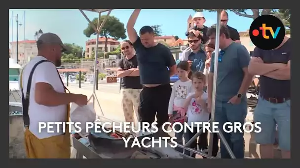 En baie de Saint-Jean-Cap-Ferrat, les yachts venus pour le Grand Prix de Monaco perturbent la pêche