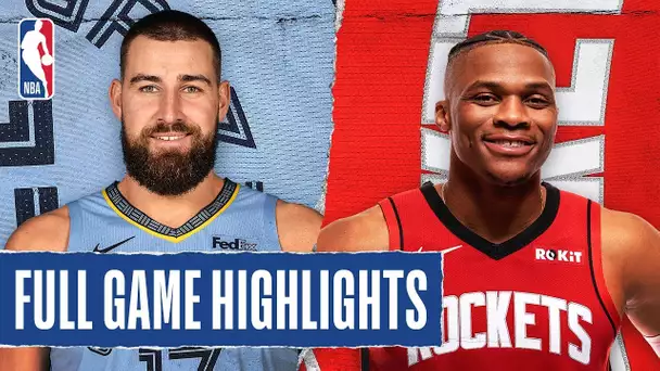 GRIZZLIES at ROCKETS | FULL GAME HIGHLIGHTS | February 26, 2020