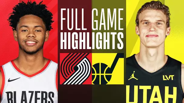 TRAIL BLAZERS at JAZZ | NBA PRESEASON FULL GAME HIGHLIGHTS | October 14, 2023