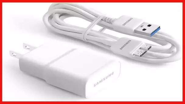 Samsung Charger EP-TA10JWE, 5.0V 2Amp Charger Adapter with Samsung Data Sync Cable ET-DQ11Y1WE