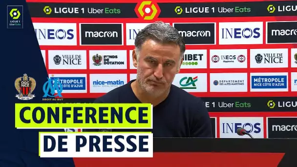 Conférence de presse OGC NICE - OLYMPIQUE DE MARSEILLE (1-1)  / 2021/2022