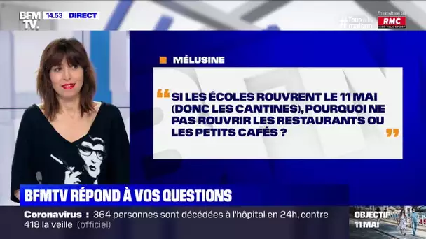 Si les écoles rouvrent le 11 mai, pourquoi ne pas ouvrir aussi les restaurants? BFMTV vous répond