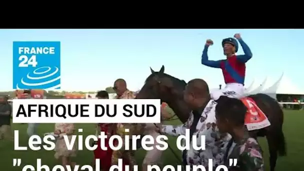 Afrique du Sud : le "cheval du peuple" victorieux des prestigieuses courses du Cap • FRANCE 24