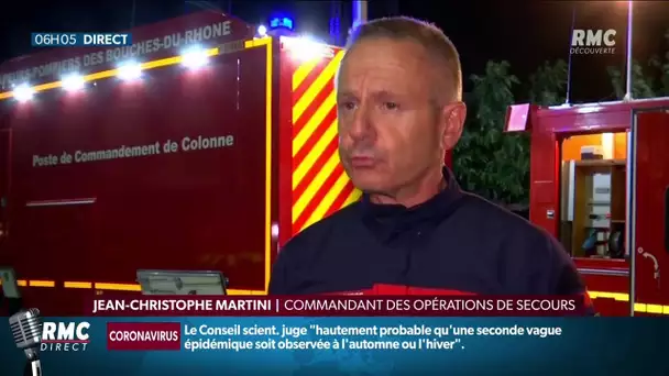 Incendie à Martigues: 1200 personnes évacuées, les pompiers toujours mobilisés