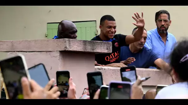 VIDÉO - Kylian Mbappé s'entraîne en famille dans un petit village à côté d'Avignon