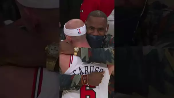 Caruso & LeBron Embrace In Return to LA! | #Shorts