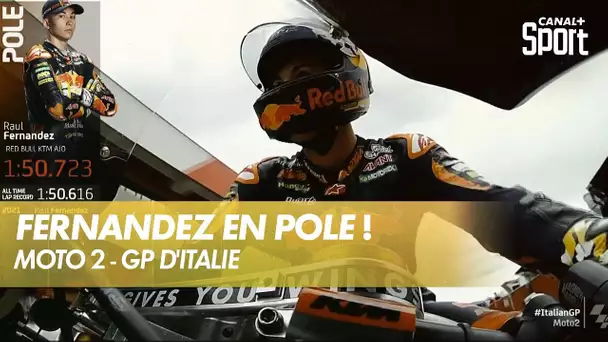 Raul Fernandez prend la pole - GP d'Italie Moto 2