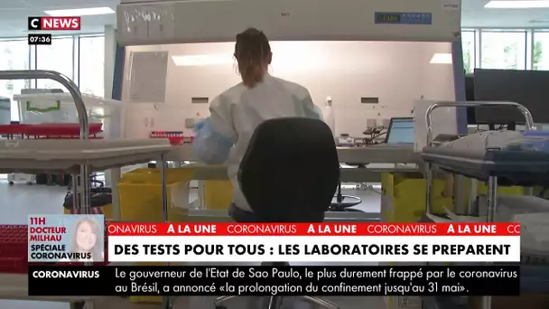 Des tests pour tous : les laboratoires se préparent