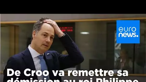 Le Premier ministre belge De Croo annonce sa démission après une lourde défaite électorale