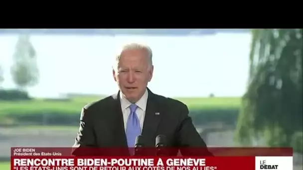 Rencontre Biden-Poutine : "il s'agit d'un point de départ" pour le président américain