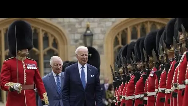 En visite éclair avant l'Otan, Joe Biden vante les liens avec Londres et rencontre le roi