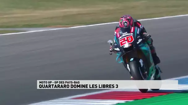 Grand Prix des Pays-Bas : Fabio Quartararo domine les essais libres 3 !