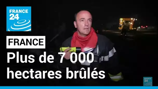 France : plus de 7 000 hectares brûlés, 10 000 personnes évacuées près de Bordeaux