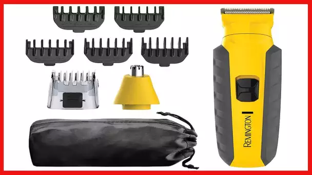 Remington Virtually Indestructible All-in-One Grooming Kit, Yellow, PG6855