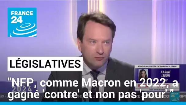 "Le NFP ne doit pas oublier que, comme Macron en 2022, il a gagné 'contre' et non pas 'pour'"